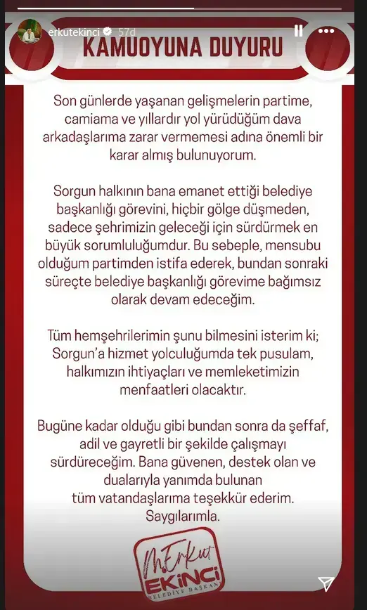 MHP'nin kalesinde deprem! Belediye başkanı istifa etti