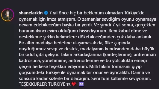 Ülkemizi EuroBasket'te finale taşıyan yıldız A Milli Takım'ı bıraktı