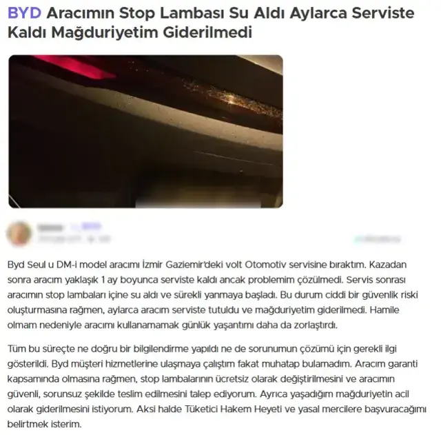 BYD marka araç alan hamile kadın isyan etti: Ya bu sorunu çözün ya da...