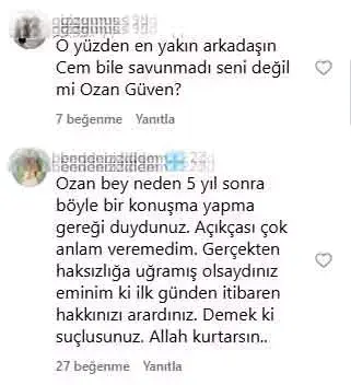 Hapis cezası alan Ozan Güven sessizliğini bozdu