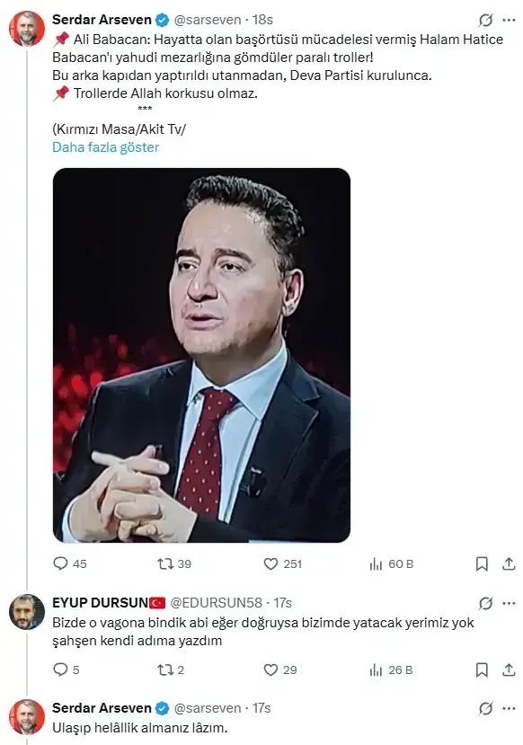 Babacan kendisinden helallik isteyen gence verdiği yanıtla büyük takdir topladı