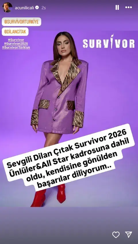 İbrahim Tatlıses'in kızı Dilan Çıtak Survivor kadrosunda