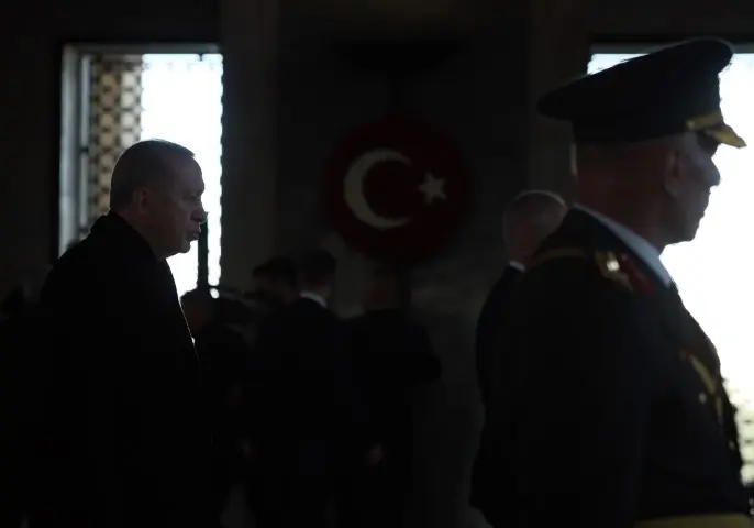 Cumhurbaşkanı Erdoğan başkanlığındaki devlet erkanı Anıtkabir’i ziyaret etti