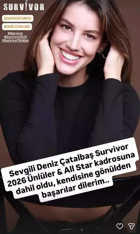 Survivor 2026'ta büyük sürpriz! Deniz Çatalbaş kadroda