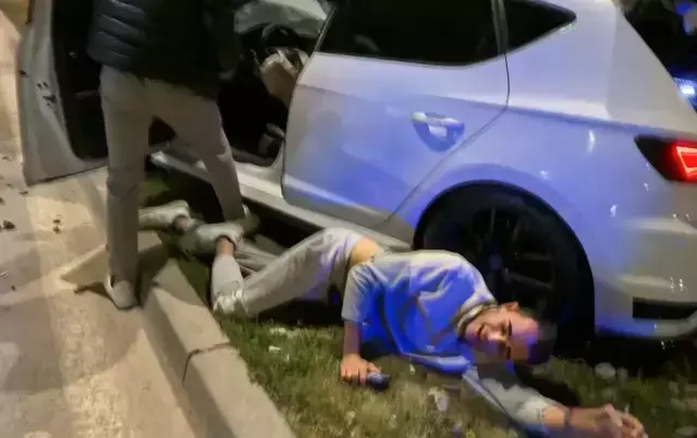 Aynı yolda yarım saatte iki kaza! Yaralı sürücünün ilk sözü herkesi şaşırttı