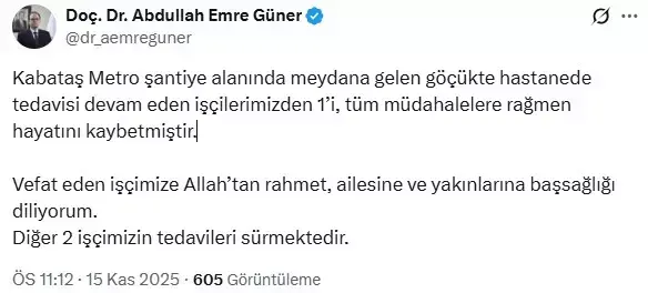 İstanbul'da metro inşaatında iskele çöktü: 2 yaralı, 1 işçi hayatını kaybetti