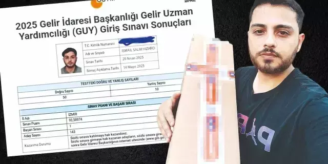 KPSS birincisi genç, kuryelik yapıyor