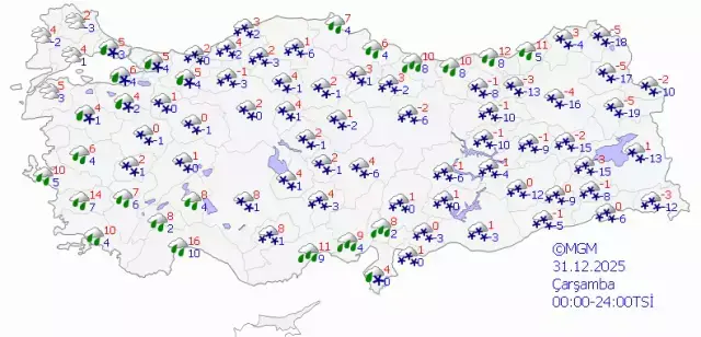 Valilik tarih verdi! İstanbul'un 19 ilçesine kar yağacak