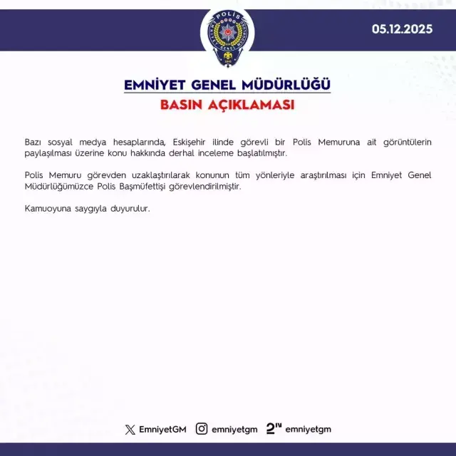 Cadde ortasında yaptığı konuşmayla gündem olan polis memuru açığa alındı