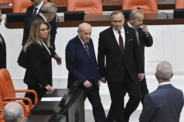 İmralı gerginliği sonrası TBMM'de dikkat çeken görüntü