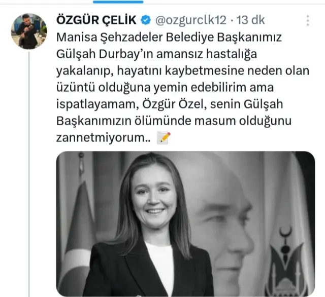 İhraç edilen CHP'li delegeden skandal Gülşah Durbay paylaşımı
