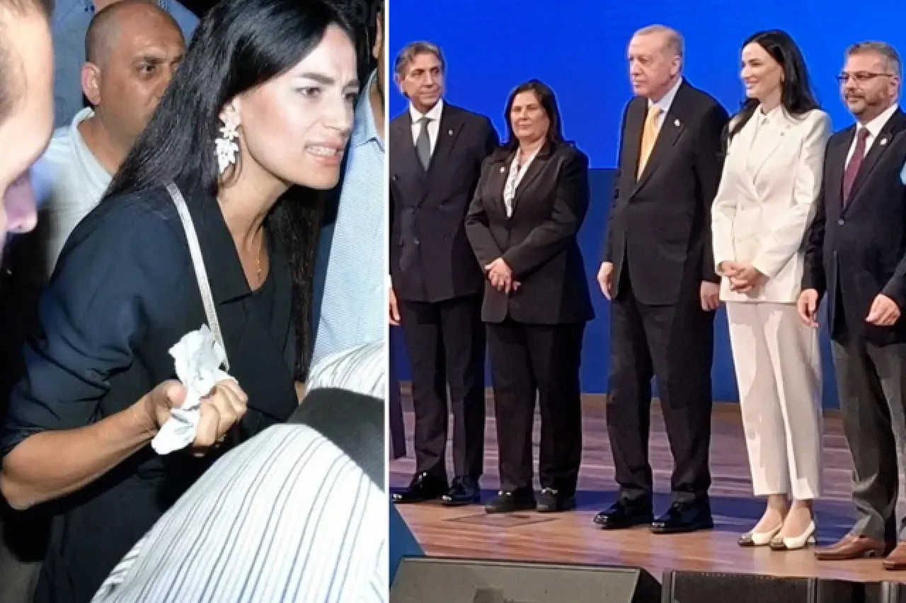Özlem Çerçioğlu, bir dönem konuşma metnini yırtan Seda Sarıbaş ile aynı karede