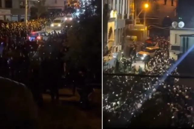 Görüntüler ortaya çıktı! Menzil lideri İzmir'de toplanan kalabalığa tövbe ettirmiş