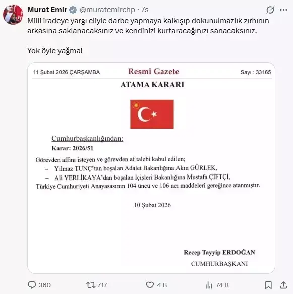 CHP'de Akın Gürlek alarmı! Tüm vekiller 'acil' koduyla Meclis'e çağırıldı