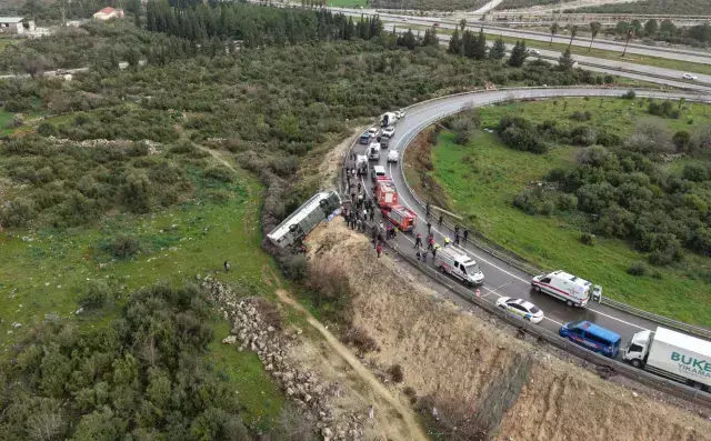 Antalya'daki katliam gibi kazada ilk görüntüler korkunç
