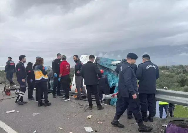 Antalya'daki katliam gibi kazada ilk görüntüler korkunç