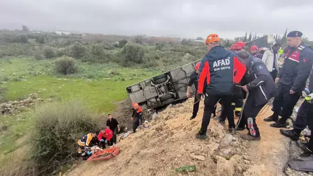 Antalya'daki katliam gibi kazada ilk görüntüler korkunç