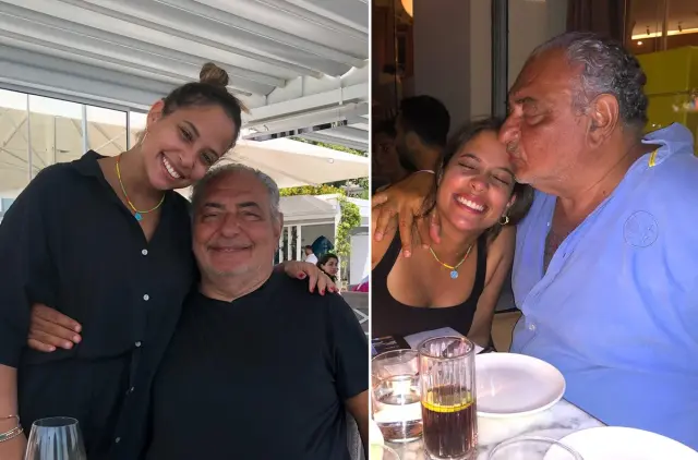 Reha Muhtar ve evlat edindiği kızı Ayşe Nazlı